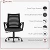Mesh Mid Back Chair | Ergonomic Office, Study, Revolving, Computer Chair for Work from Home Heavy Duty Metal Base, Seat Height Adjustable (Black) - Image 6