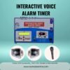 Automatic School Bell Timer With Voice Bell Message Announcement (Interactive Voice Alarm Timer) With 2 Speaker & 1 Wireless Mic Combo